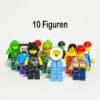 10 LEGO Minifiguren gemischt Vorderansicht
