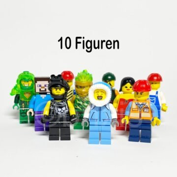 10 LEGO Minifiguren gemischt Vorderansicht