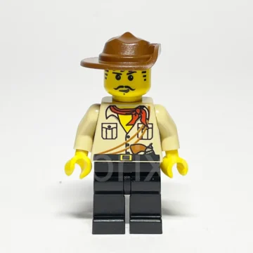 LEGO Adventurers Johnny Thunder Minifigur ADV051 Vorderansicht