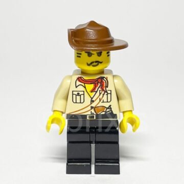 LEGO Adventurers Johnny Thunder Minifigure ADV010 Vorderansicht
