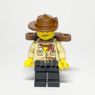 LEGO Adventurers Johnny Thunder with Backpack Minifigure ADV041 Vorderansicht