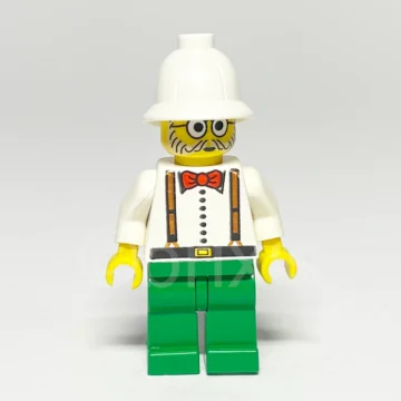 LEGO Adventurers Minifigur Dr. Kilroy ADV006 gebraucht Vorderansicht