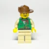 LEGO Adventurers Minifigur Johnny Thunder ADV054 gebraucht Vorderansicht