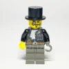 LEGO Adventurers Minifigur Lord Sam Sinister ADV025 gebraucht Vorderansicht