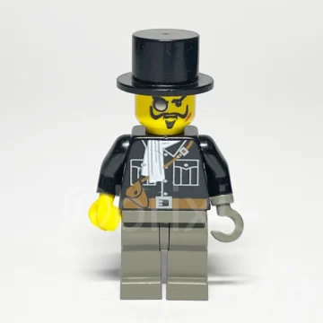 LEGO Adventurers Minifigur Lord Sam Sinister ADV025 gebraucht Vorderansicht