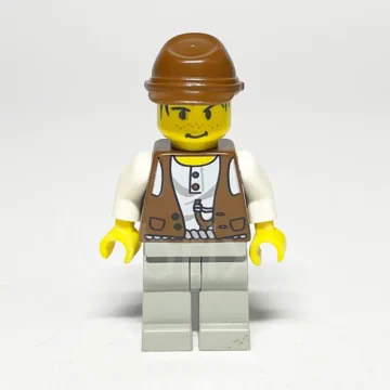 LEGO Adventurers Minifigur Mike ADV014 gebraucht Vorderansicht