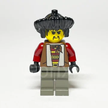 LEGO Adventurers Minifigur Ngan Pa ADV056 gebraucht Vorderansicht