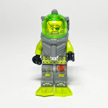 LEGO Atlantis Minifigur Atlantis Diver 3 ATL005 gebraucht Vorderansicht