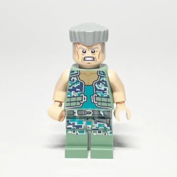 LEGO Avatar Colonel Miles Quaritch Minifigur AVT002 Vorderansicht