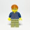 LEGO Brand Plaid Button Shirt Minifigure GEN064 Vorderansicht
