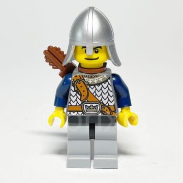 LEGO Castle Crown Knight Scale Mail Minifigure CAS385 Vorderansicht