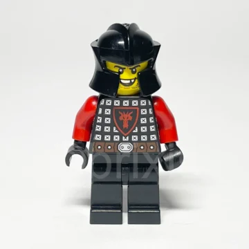 LEGO Castle Minifigur Dragon Knight Scale Mail CAS528 gebraucht Vorderansicht