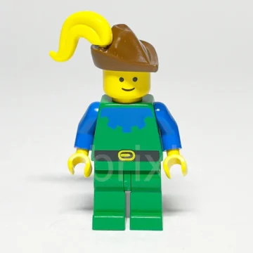 LEGO Castle Minifigur Forestman CAS135 gebraucht Vorderansicht