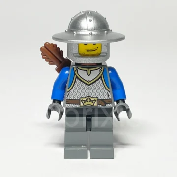 LEGO Castle Minifigur Kings Knight Scale Mail CAS531 gebraucht Vorderansicht
