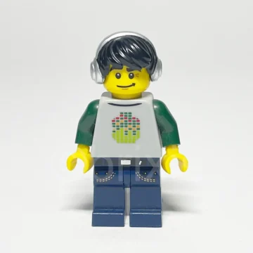 LEGO Collectible DJ Minifigur COL124 Vorderansicht