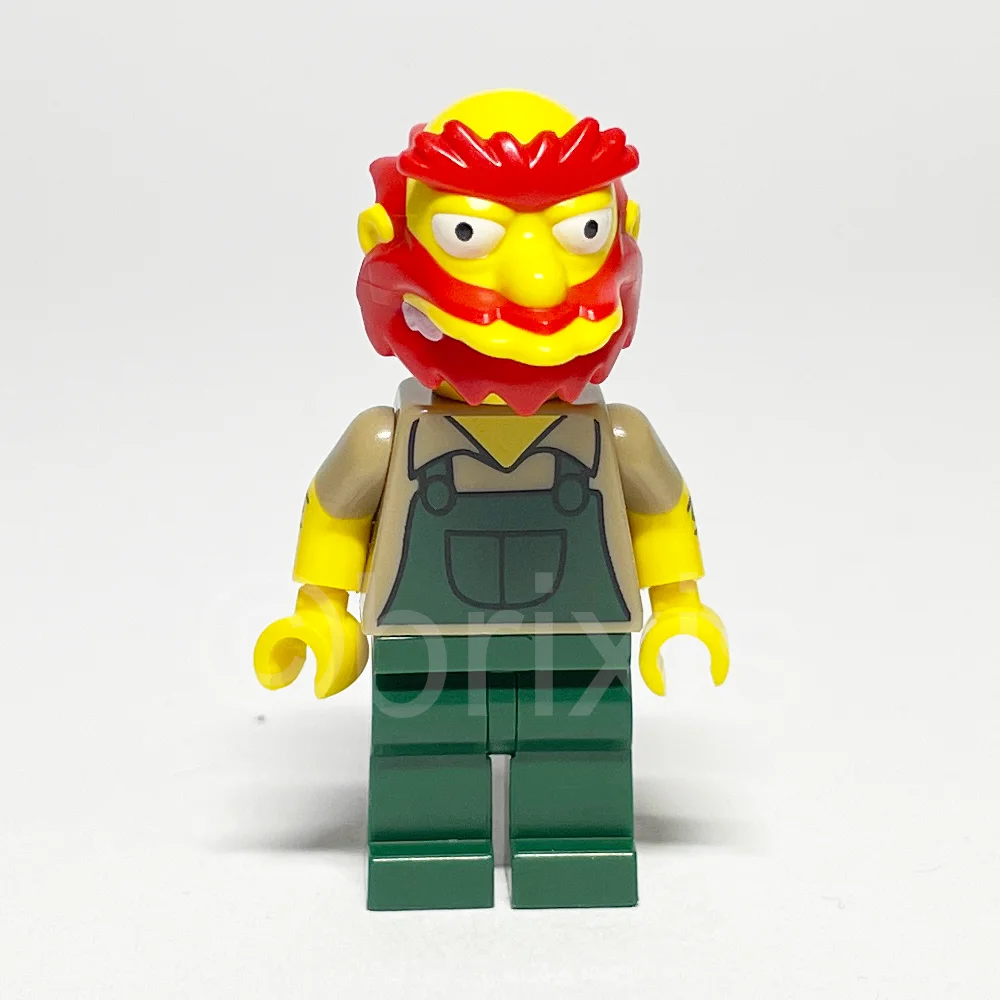 LEGO Collectible: Groundskeeper Willie (SIM039) - LEGO Collectible Groundskeeper Willie Minifigur SIM039 LEGO Collectible Groundskeeper Willie Minifigur SIM039 Vorderansicht