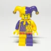 LEGO Collectible Jester Minifigur COL187 Vorderansicht