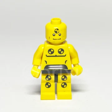 LEGO Collectible Minifigur Demolition Dummy COL008 gebraucht Vorderansicht