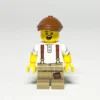LEGO Collectible Minifigur Newspaper Kid COL423 gebraucht Vorderansicht