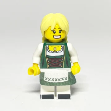 LEGO Collectible Minifigur Pretzel Girl COL165 gebraucht Vorderansicht