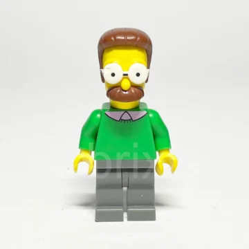 LEGO Collectible Ned Flanders Minifigur SIM013 Vorderansicht