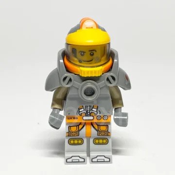LEGO Collectible Space Miner Minifigur COL184 Vorderansicht