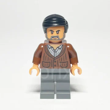 LEGO Jurassic World Dr. Henry Wu Minifigur JW083 Vorderansicht