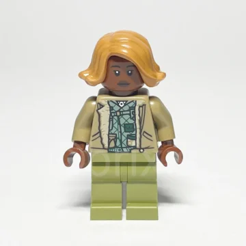 LEGO Jurassic World Kayla Watts Minifigur JW084 Vorderansicht