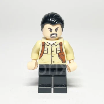 LEGO Jurassic World Minifigur Vic Hoskins JW055 gebraucht Vorderansicht