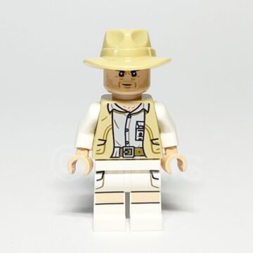 LEGO Jurassic World Robert Muldoon Minifigure JW115 Vorderansicht