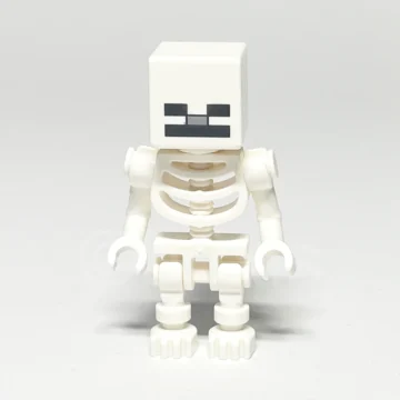 LEGO Minecraft Skeleton Minifigur MIN011 Vorderansicht