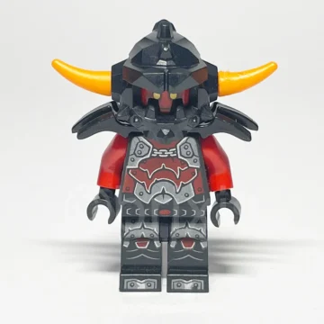 LEGO NEXO KNIGHTS Ash Attacker Minifigur NEX005 Vorderansicht
