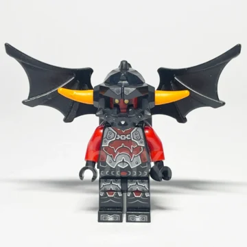 LEGO NEXO KNIGHTS Ash Attacker Minifigur NEX065 Vorderansicht