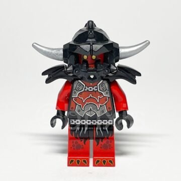 LEGO NEXO KNIGHTS Ash Attacker Minifigure NEX045 Vorderansicht