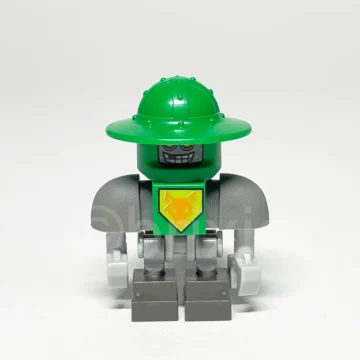 LEGO NEXO KNIGHTS Minifigur Aaron Bot NEX103 gebraucht Vorderansicht