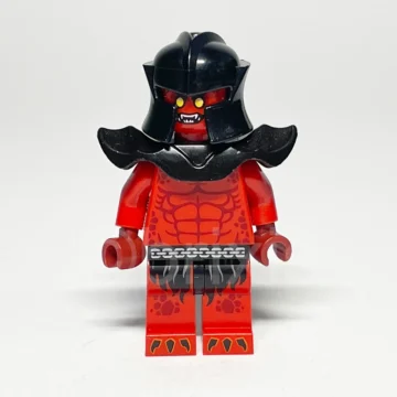 LEGO NEXO KNIGHTS Minifigur Crust Smasher NEX012 gebraucht Vorderansicht