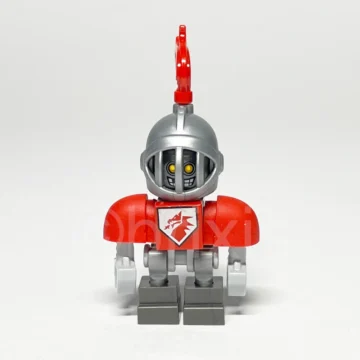 LEGO NEXO KNIGHTS Minifigur Macy Bot NEX049 gebraucht Vorderansicht