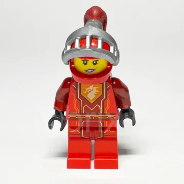 LEGO NEXO KNIGHTS Minifigur Macy Halbert NEX084 gebraucht Vorderansicht