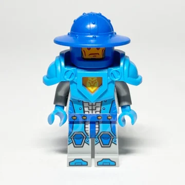 LEGO NEXO KNIGHTS Minifigur Royal Soldier NEX019 gebraucht Vorderansicht