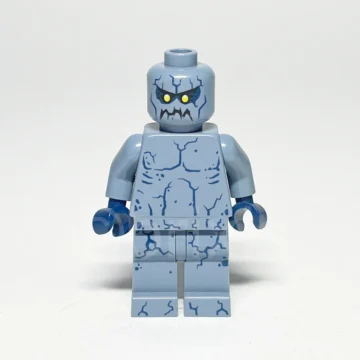 LEGO NEXO KNIGHTS Minifigur Stone Stomper NEX096 gebraucht Vorderansicht