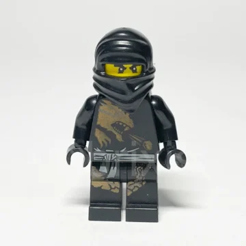 LEGO NINJAGO Minifigur Cole DX NJO0015 gebraucht Vorderansicht