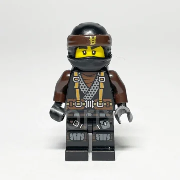 LEGO NINJAGO Minifigur Cole NJO0449 gebraucht Vorderansicht