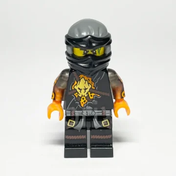 LEGO NINJAGO Minifigur Cole RX NJO0262 gebraucht Vorderansicht