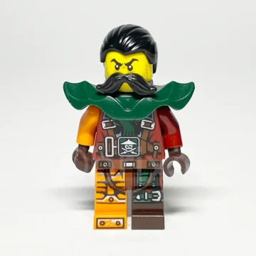 LEGO NINJAGO Minifigur Flintlocke NJO0239 gebraucht Vorderansicht