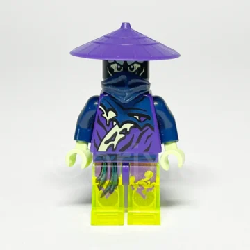 LEGO NINJAGO Minifigur Ghost Warrior Wail NJO0183 gebraucht Vorderansicht
