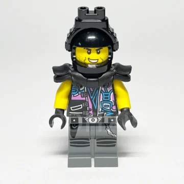 LEGO NINJAGO Minifigur Luke Cunningham NJO0392 gebraucht Vorderansicht