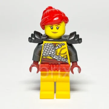 LEGO NINJAGO Minifigur Skylor NJO0477 gebraucht Vorderansicht