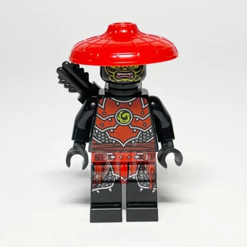 LEGO NINJAGO Minifigur Stone Army Scout NJO0580 gebraucht Vorderansicht