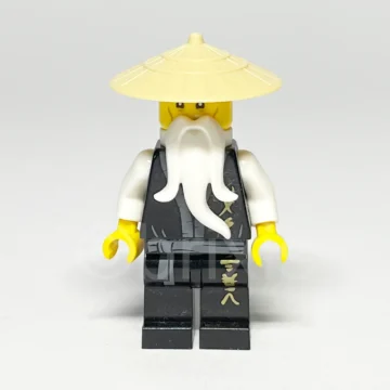 LEGO NINJAGO Minifigur Wu Sensei NJO0495 gebraucht Vorderansicht