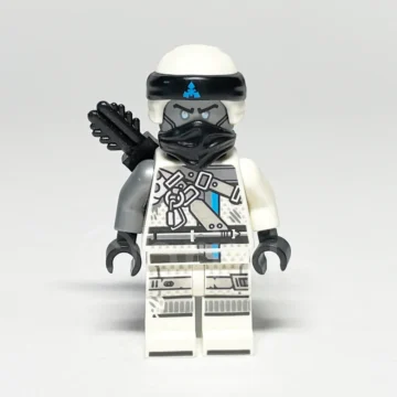 LEGO NINJAGO Minifigur Zane NJO0458 gebraucht Vorderansicht